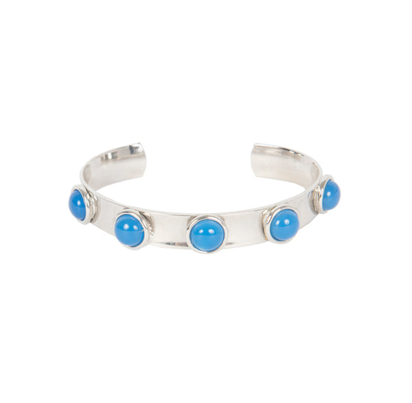 Blue Onyx Skinny Persh Cuff